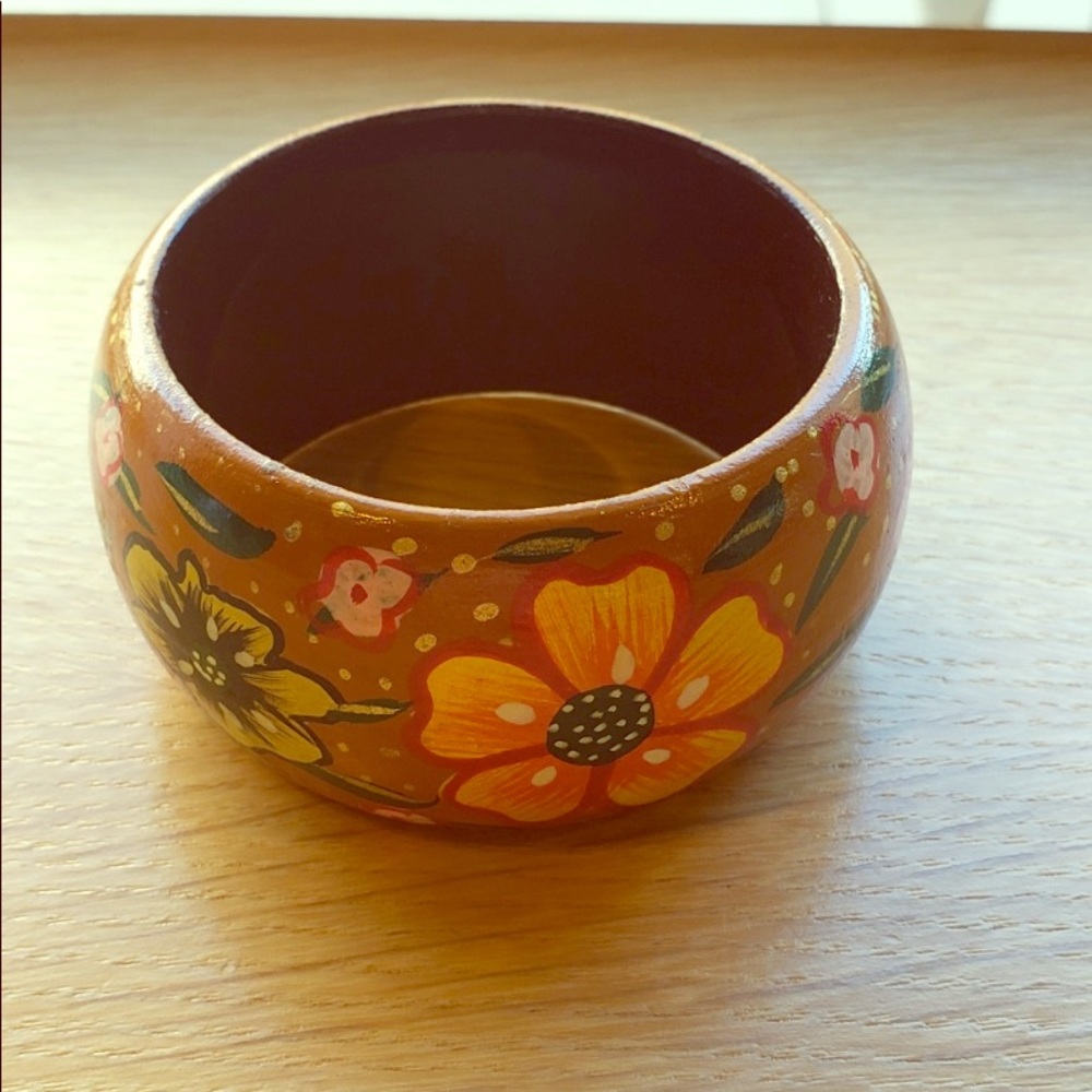 Vintage Jewelry | Vintage Wood Bangle
